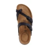 SUFU Summer Cork Sandals Women's Leather Clogs Slippers Black Classic Buckle Cork Slides Slippers Casual Slippers 3