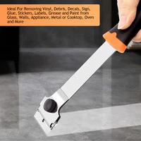 Double-Sided Scraper Car Window Blade Knife Cleaner Ceramic Glass Sticker Glue Cleaner Remover Automotive Film Ceramic Tool 2