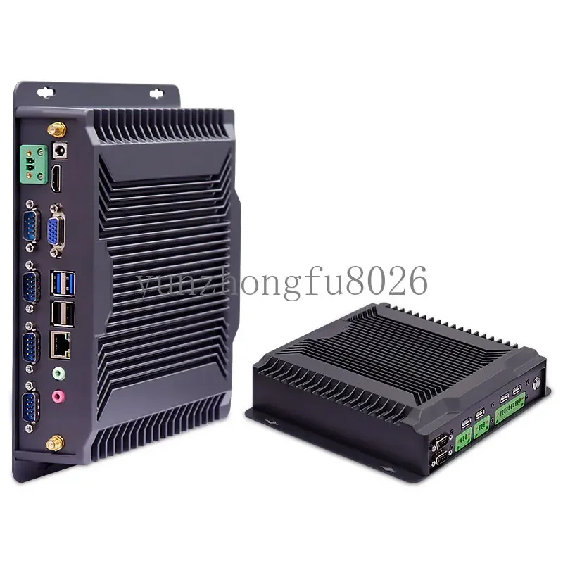 

Industrial Mini Computer I3/I5/I7/J1900 Dual Network Port Quad-Core Fanless Embedded Industrial Control Computer Host
