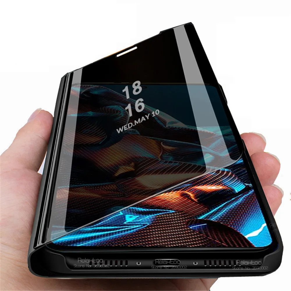 Custodia Xiaomi Mi 12 Pro Con Cover Smart Mirror Flip, Protezione Totale E Supporto Integrato, Rosa Oro - 2
