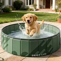 Piscine à balles pliable grande taille, piscine pour animaux de compagnie, pour l'intérieur et l'extérieur, espace de jeu portable pour la maison ou les fêtes 2