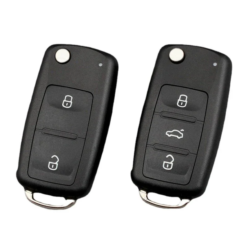 Car Remote Key Conversion Case for VW VOLKSWAGEN Jetta Tiguan Golf Mk6 Caddy Eos Skoda Toledo Bora Sagitar Polo Passat Beetle