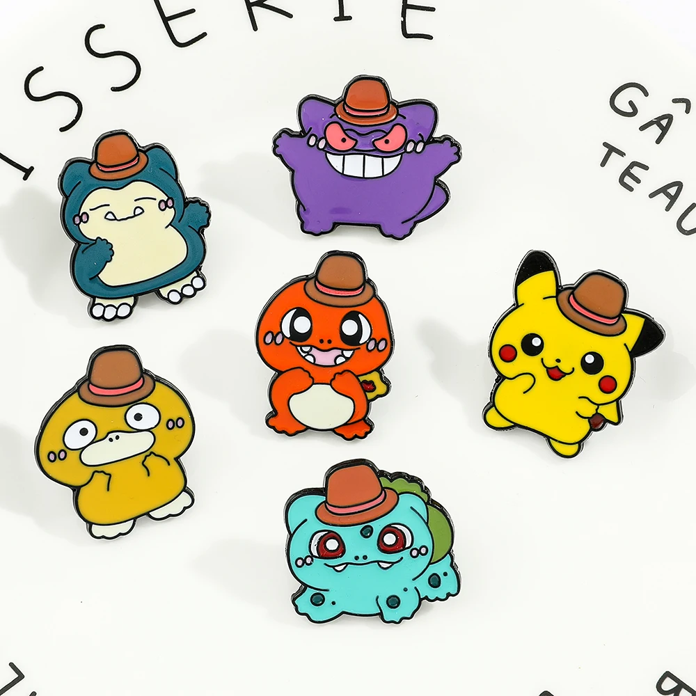 ポケモン アニメキャラクター ピンバッジ アニメポケモンフィギュア,キャラクターブローチ,メタルバッジ