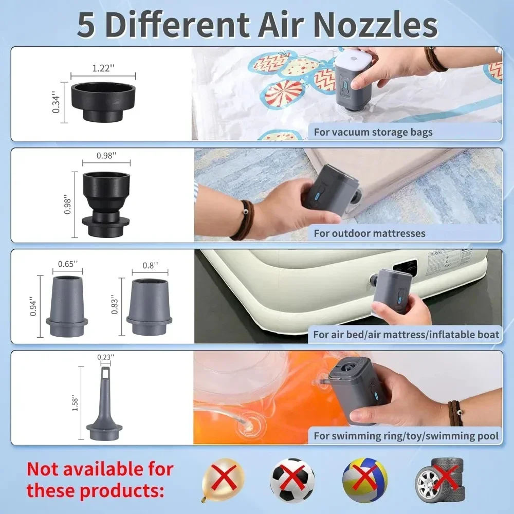 Portable Wireless Mini Electric Air Pump