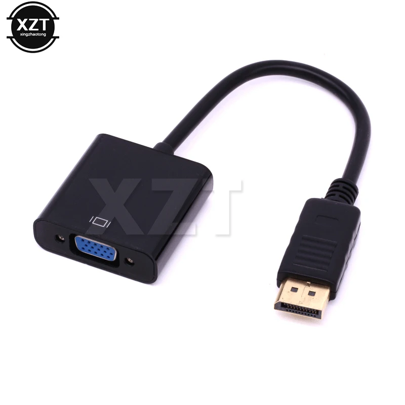 DisplayPort to VGA Adapter Cable 1080P for PC Laptop HDTV Monitor Projector
