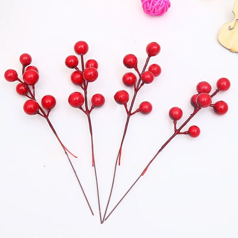 

Red Fruit Christmas Tree Decoration Cuttings Red Fruit Strings Christmas Decorations Sizes Fruit Ears Party Decorations