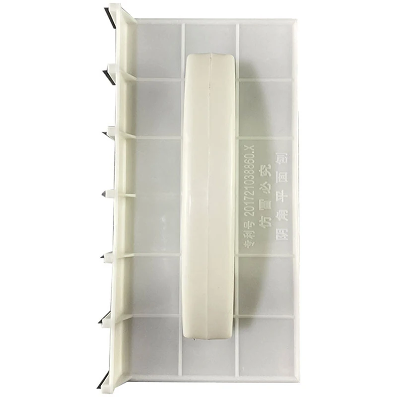 Wall Inside Corner Planer Trowel 2in1 Right Angle Wall Corner Finish Polishing Trowel 7-tooth Blade Serration for Masonryalba&ntilde;il