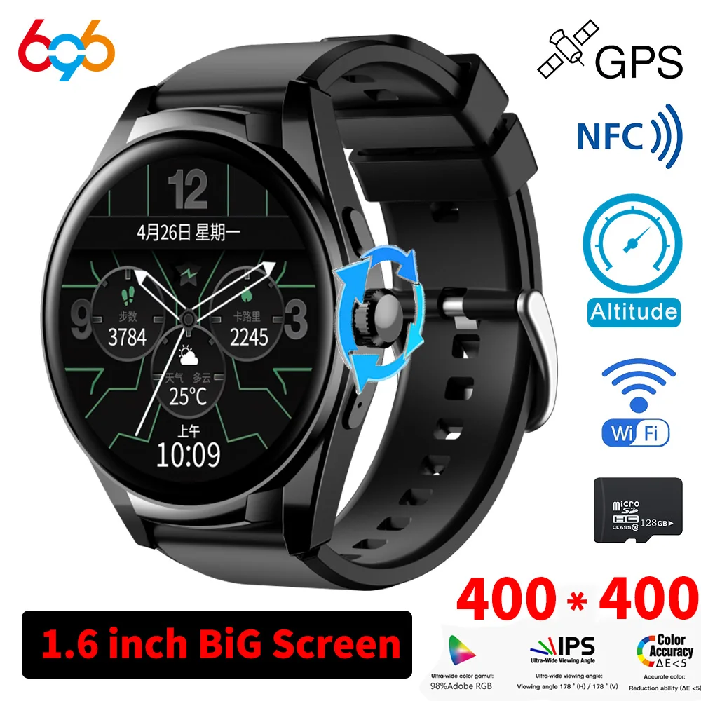 

2023 M18 M19 Smart Watch BT Call NFC WIFI GPS Men Women Sport Smartwatch Message Reminder 128 Local Music Play Sleep Heartrate