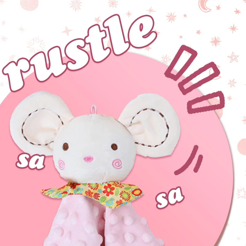 맞춤형 안전 인형 (베이비 샤워용) - 자수 이름과 동물 디자인으로 개인화, 첫 출산 선물로 이상적