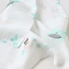 60x60cm Bamboo Cotton Muslin Baby Burp Cloth Soft Print Scarf Multifunction Bibs Burp Cloths Towel accessories Muslin Diaper 5