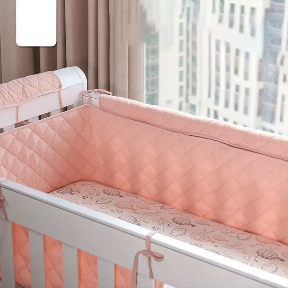 Infant Cot Protector Anti-collision Strip Child Kids Baby Crib Bumper Cot Bumpers Newborns Bedding Decor Crib Around Cushion