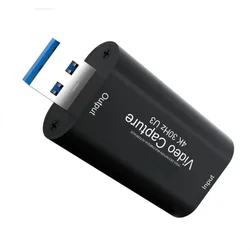 Ultra HD Video Capture Card - USB 3.0 for Game, DVD, Camcorder & Camera Recording and Live Streaming (USB 3.0)