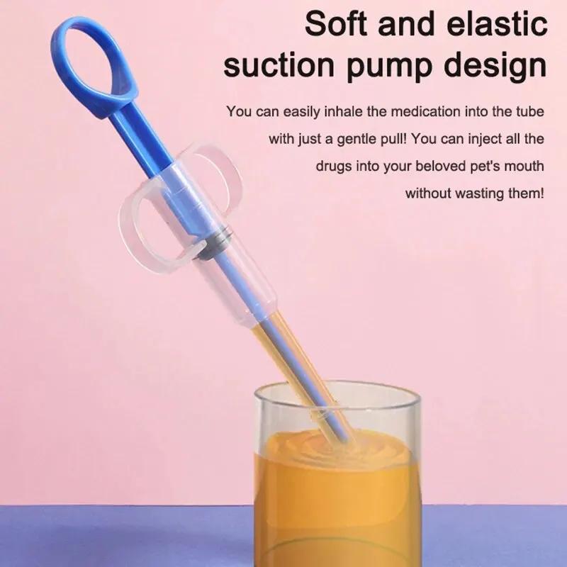 Pet Drug Feeder 1PC Pet Propulsive Silicone Drug Feeder Tablet Liquid Comfortable Dog And Cat Universal Safe Easy To Clean And Use Repeatedly