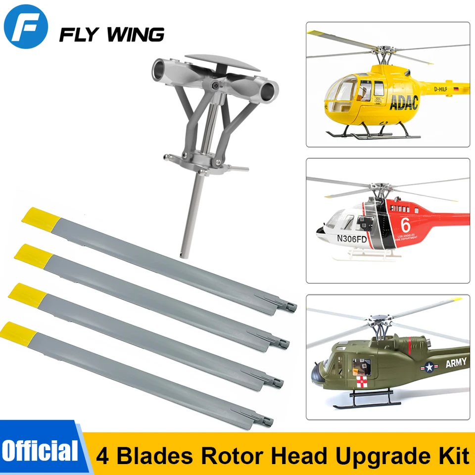 Fly Wing UH-1 BELL RC Helicopter Part Original Factory Installed Plate Motor ESC