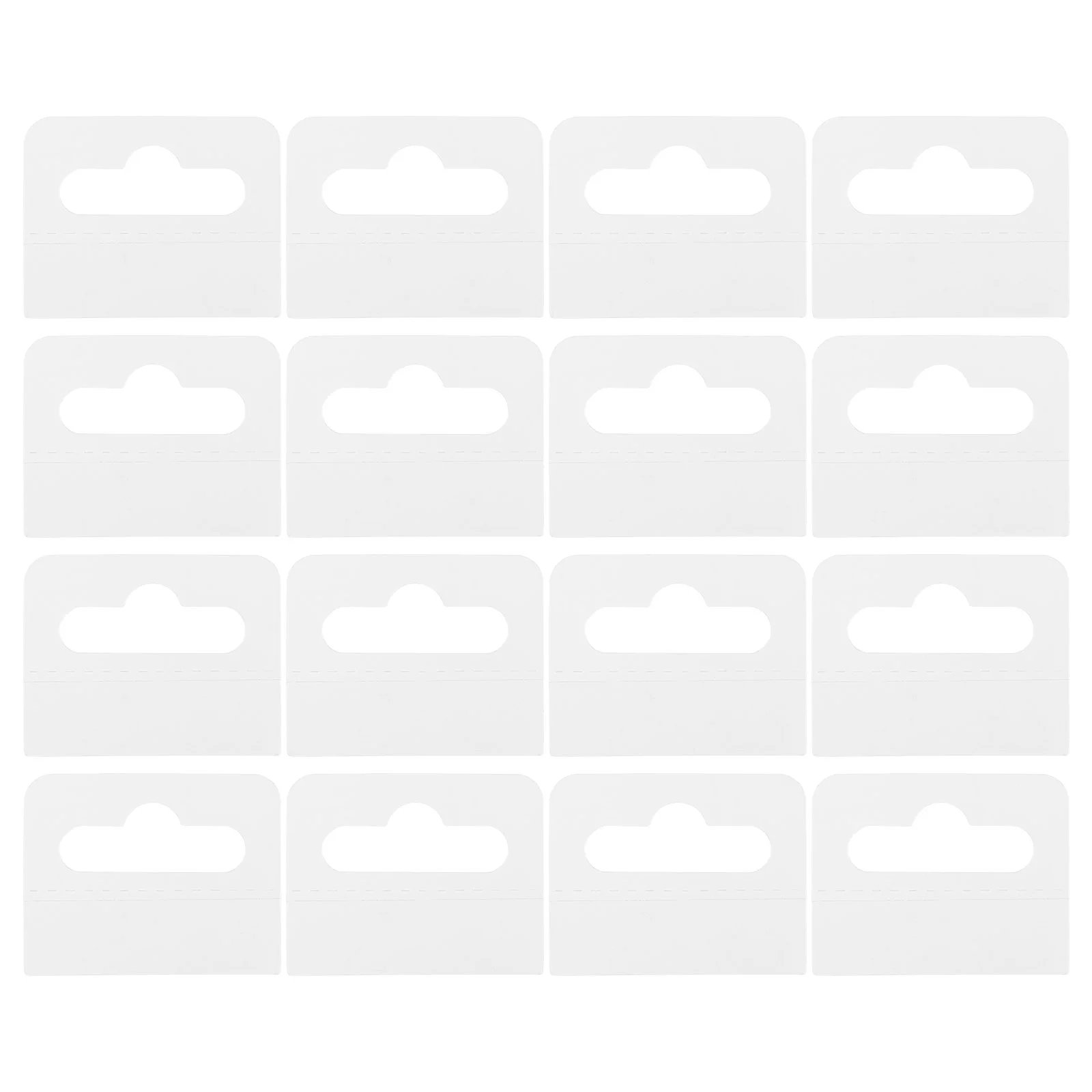 

100pcs Retail Display Tabs Pvc Display Hanging Tabs Clear Self Adhesive Hanging Tabs