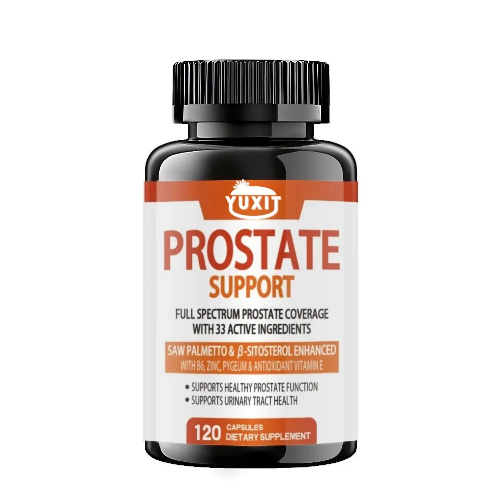 YUXIT Premium Saw Palmetto Supplement Antioxidant Vitamins Prostate Support Urinary