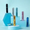 1PC Mini Refillable Perfume Bottle Atomizer Aluminum Spray Portable Portable Travel Liquid Container Cosmetics Dispenser Tool 2