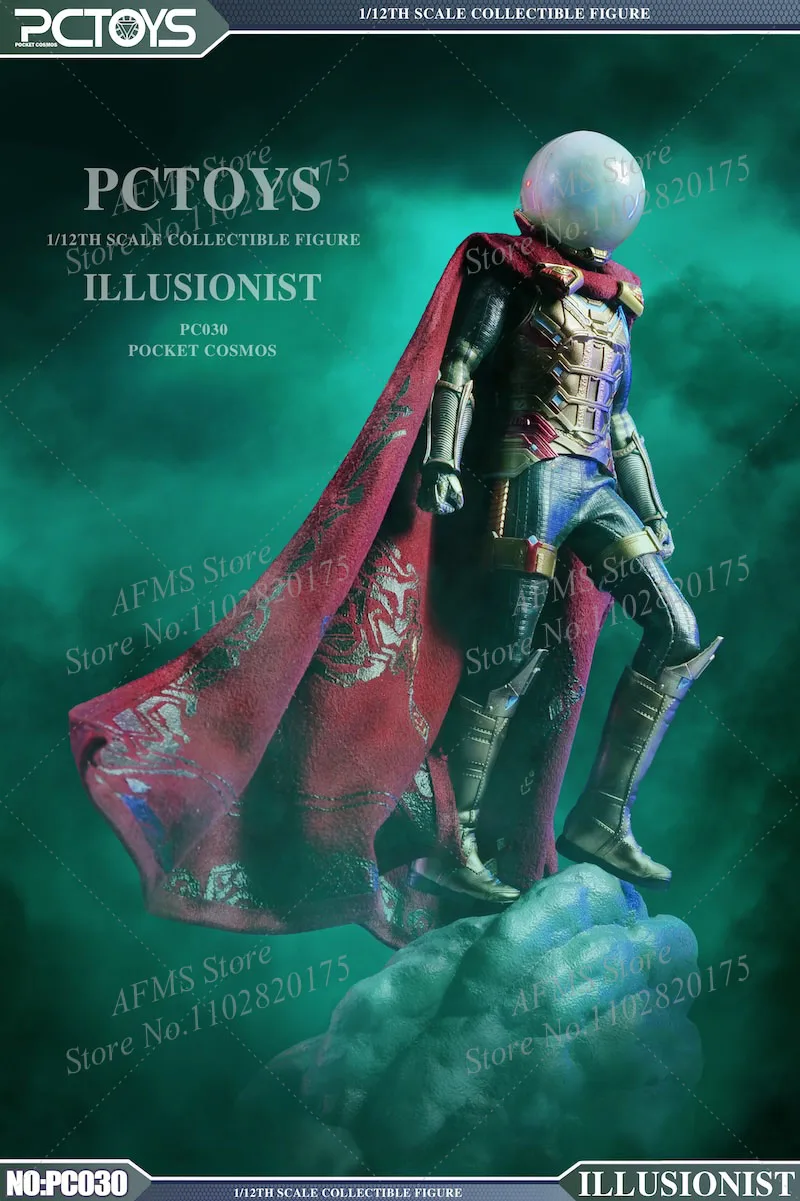 PCToys-Handerio Quentin beck magicianアクションフィギュア、1
