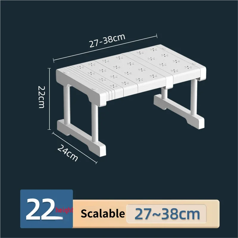 Stackable Telescopic Shelves for Closet and Cabinet Organization