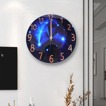 12" Modern Glass Wall Clock 1