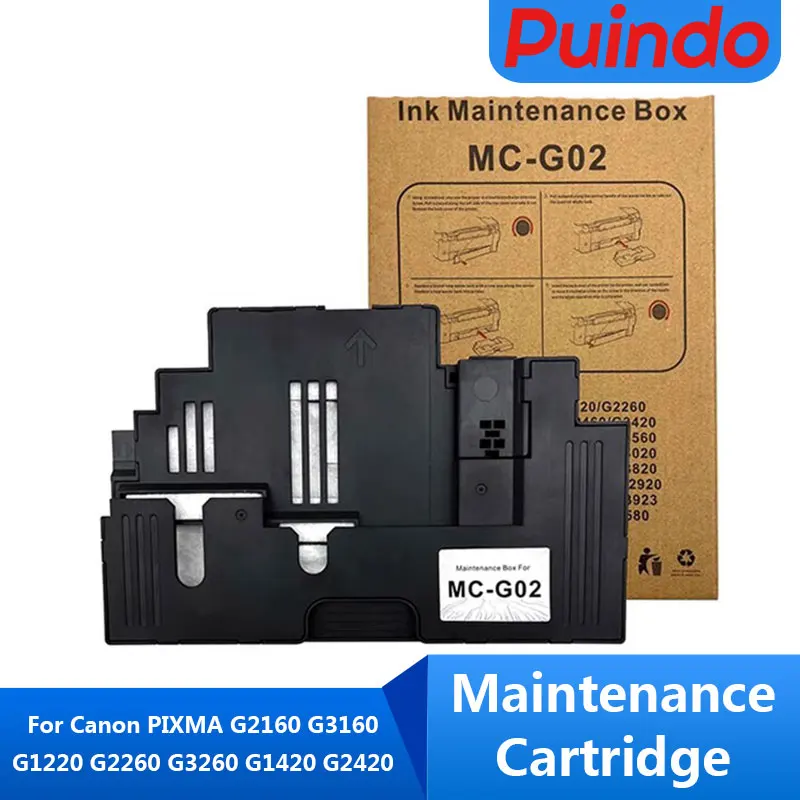 

High Quality MC-G02 Maintenance Cartridge For Canon PIXMA G2160 G3160 G1220 G2260 G3260 G1420 G2420 G2460 G3420 G3460 G1520