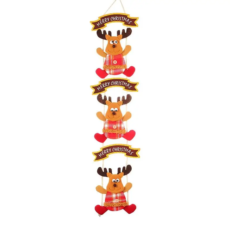 

Christmas Wall Decoration Cute Cartoon Ladder Christmas Decoration Multifunctional Flexible Christmas Tree Ladders Animated