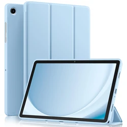 Premium Flip Smart Cover for Tablets - Enhanced Protection and Style (Ice Blue)