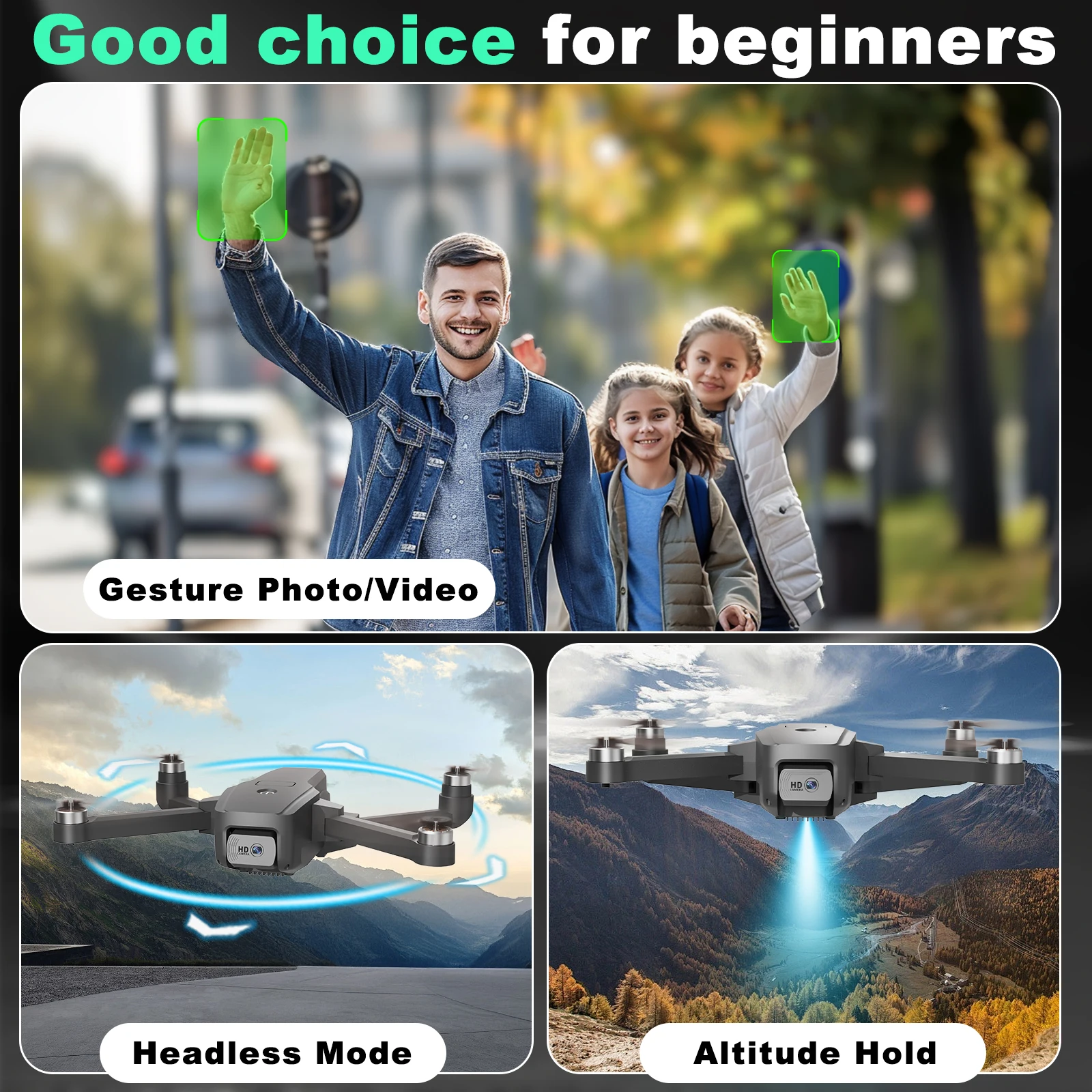 IDEA16 Drone 4K Dual Camera – 5G WiFi, Brushless Motor, 2 Batteries - GloreeWorld - Image 6