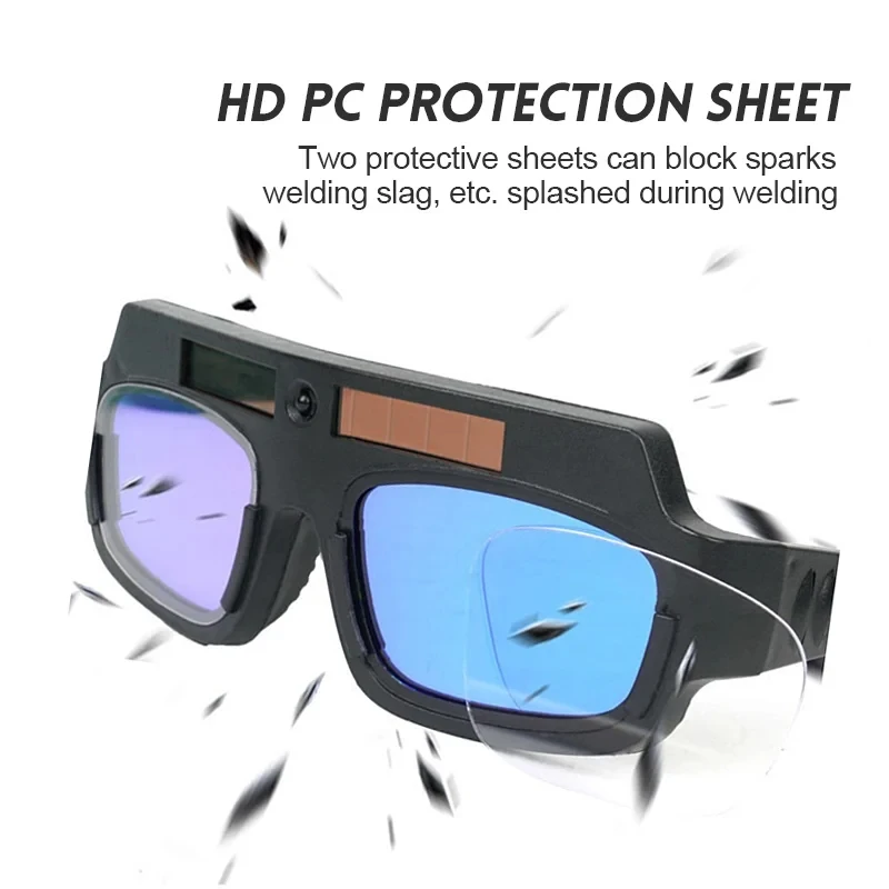 Welding glasses Automatic Dimming Welding Glasses Argon Arc Welding Solar Goggles Special Anti-glare Tools for Welders