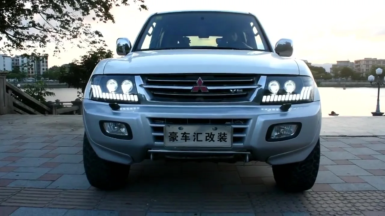 Автомобильные фары для Mitsubishi Pajero V73 фара V75 V77 2002-2014 светодиодная автосборка левая