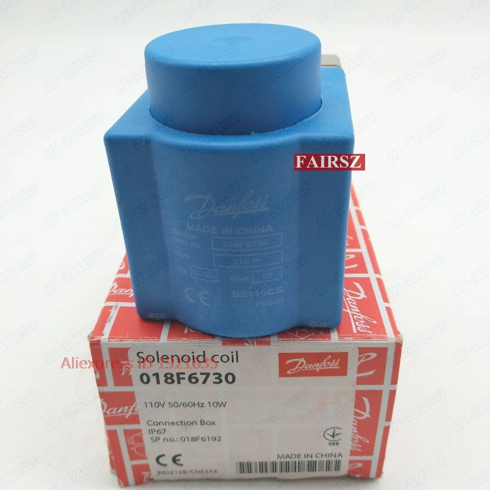Original DAN.FOSS solenoid valve coil 110V 018F6730 new in stock FAIRSZ STORE