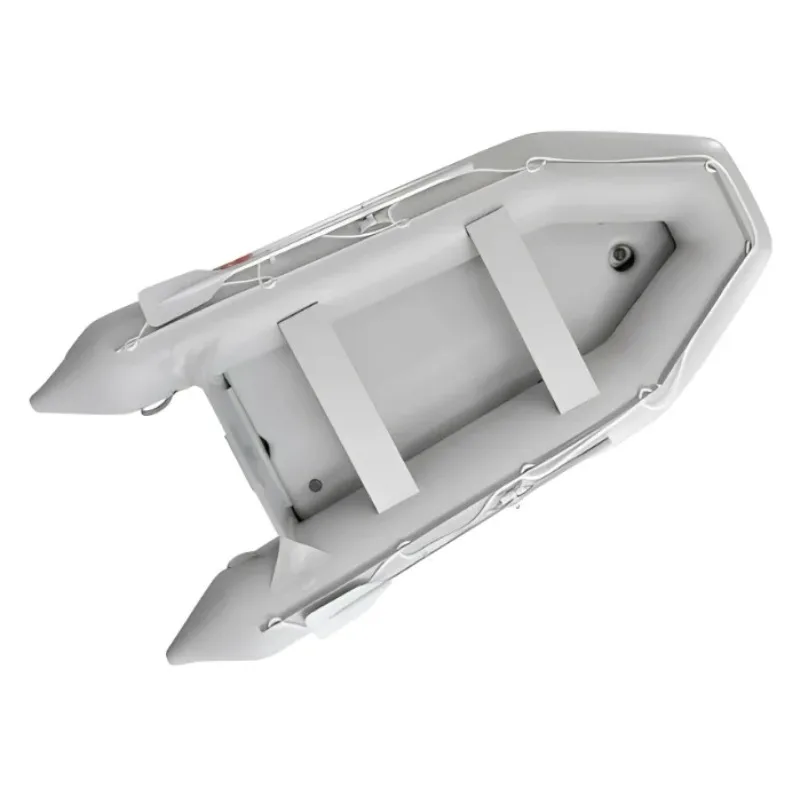 새로운 디자인 5인승 풍선 보트 (선외 모터 포함), 360cm, 알루미늄 바닥, 1.2mm PVC, 회색, 중국산