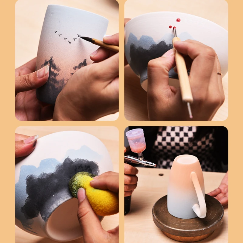 Ceramic Pigments Medium Temperature Underglaze Painting