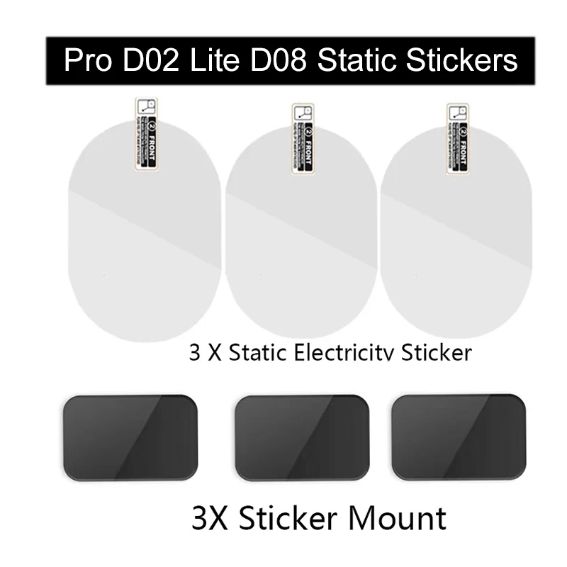 For 70mai Dash Cam Lite and Static Stickers, Suitable for 70mai Lite Car DVR VHB Sticker holder 3pcs