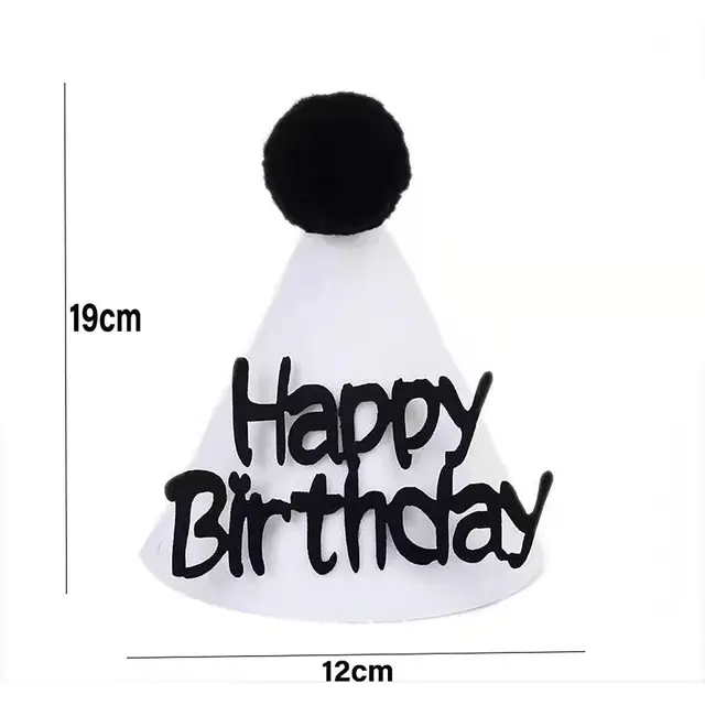 BOXOB Chapeau De 1er Anniversaire Avec Nœud Rose - Décorations De Princesse Pour Premier Anniversaire - Joli Chapeau Conique à Paillettes Pour Filles