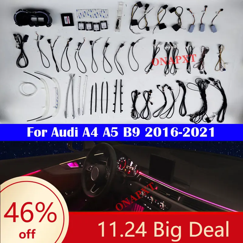 Decorative Ambient Light For Audi A4 A5 B9 2016 2021 Dashboard