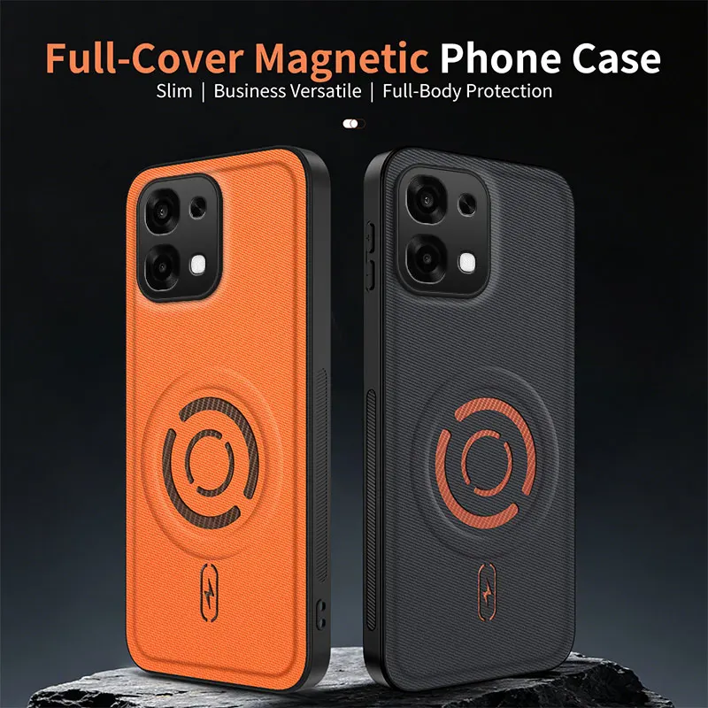 Luxury Magnetic Silicone Shockproof Protective Back Cover Coque