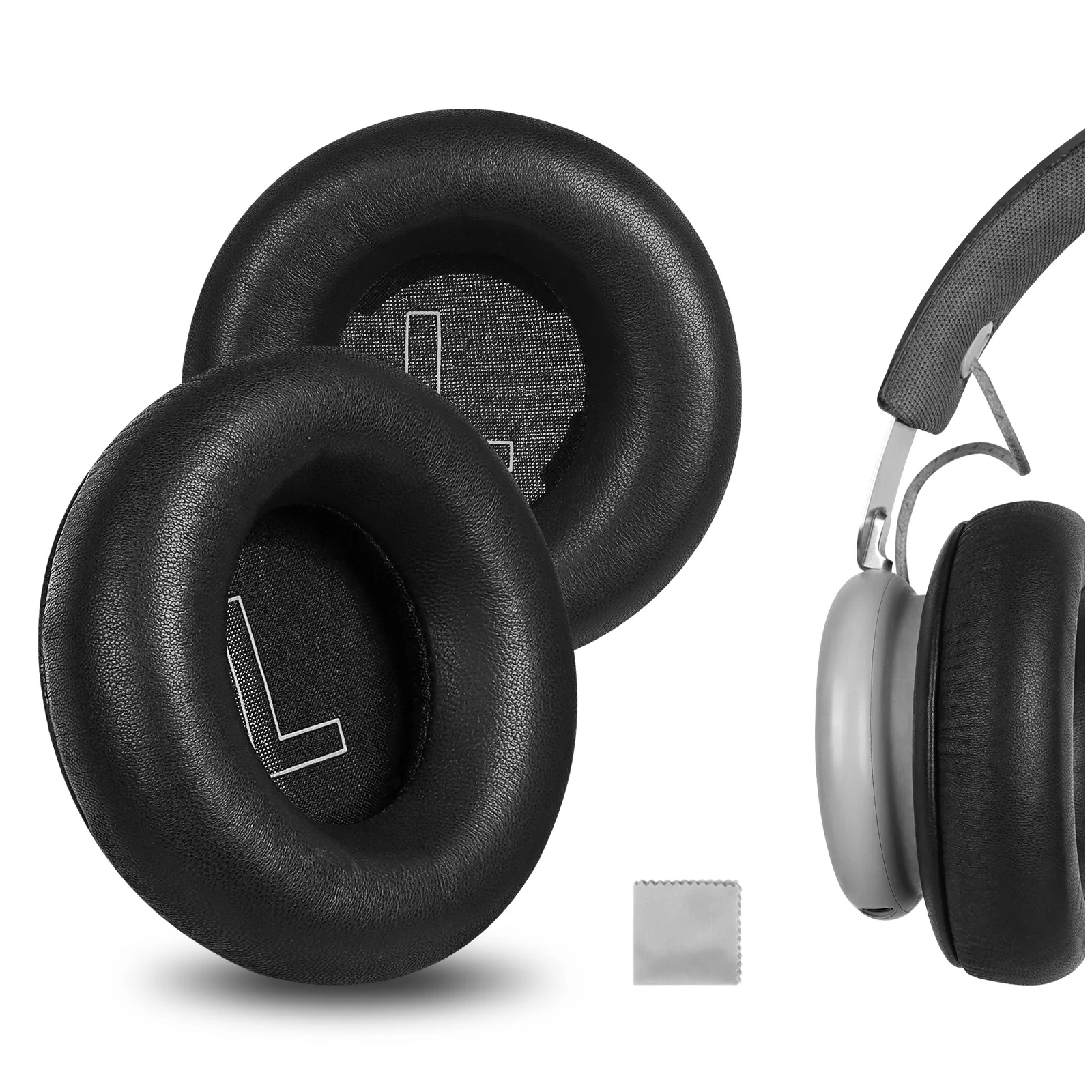 Cuscinetti Auricolari Di Ricambio In Pelle Di Pecora Geekria Elite Per Cuffie Bang & Olufsen Beoplay H4, Auricolari