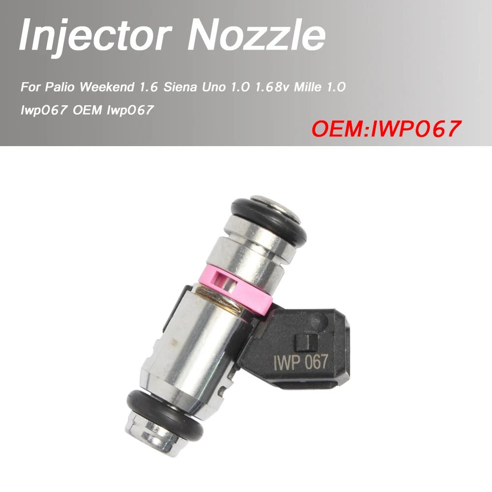 

1PCS For Palio Weekend 1.6 Siena Uno 1.0 1.68v Mille 1.0 Iwp067 OEM Iwp067 Fuel Injector Nozzle