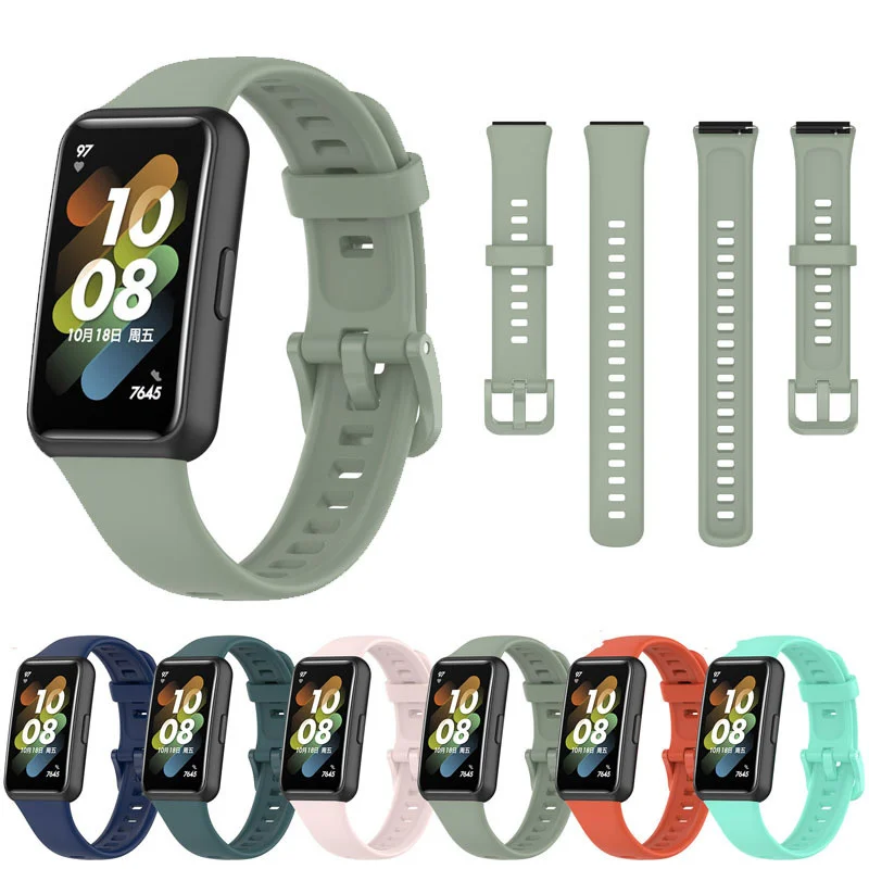 Silicone Strap For Huawei Watch Band 7 Strap Accessories Smart