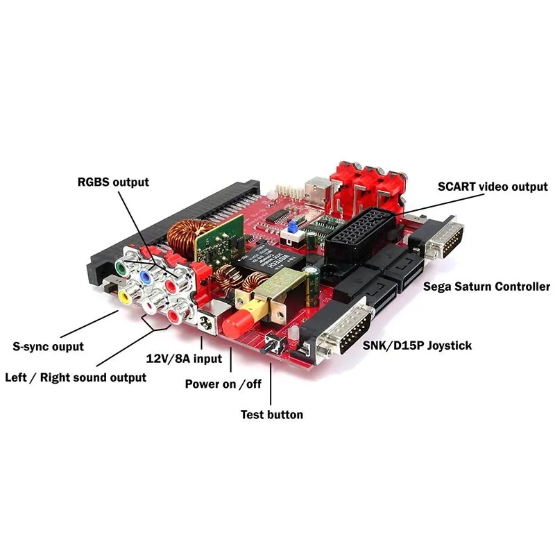 Ultra Supergun Arcade Jamma Neo Geo Cps2 Game Board