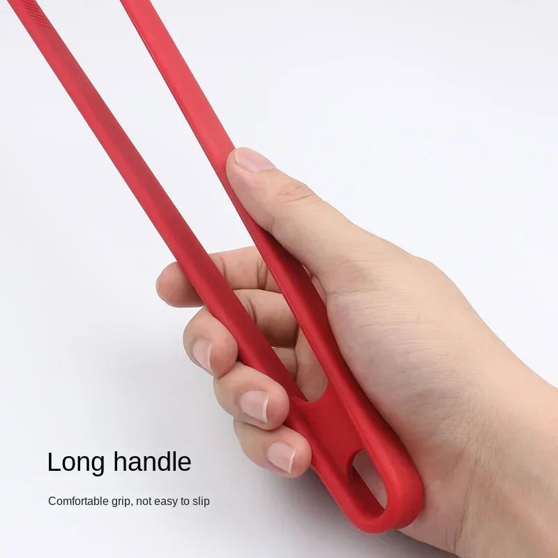Silicone Food Pan Clips Kitchens Accessories Kitchen Clip Non-slip Cooking Tongs BBQ Salad Tools Gadgets Dining Bar Home Garden
