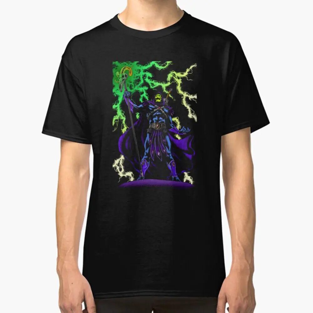 Maglietta Skeletor Per I Maestri Dell'Universo Motu Maniche Lunghe O Corte