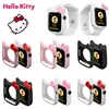 Hello Kitty Apple Watch Protective Case for Iwatch Cover for 38 40 42 44mm Anime KT Cat Soft Silicone Replacement IWatch Shell 1