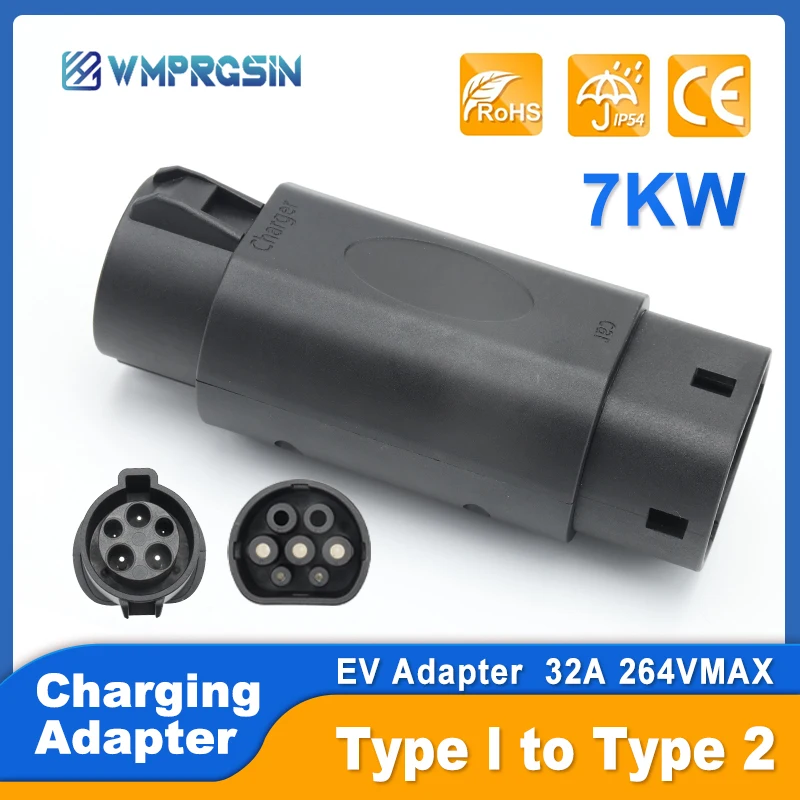 

New Energy Vehicle GBT Charging Pile American standard to European standard Conversion Head B-T1-T2