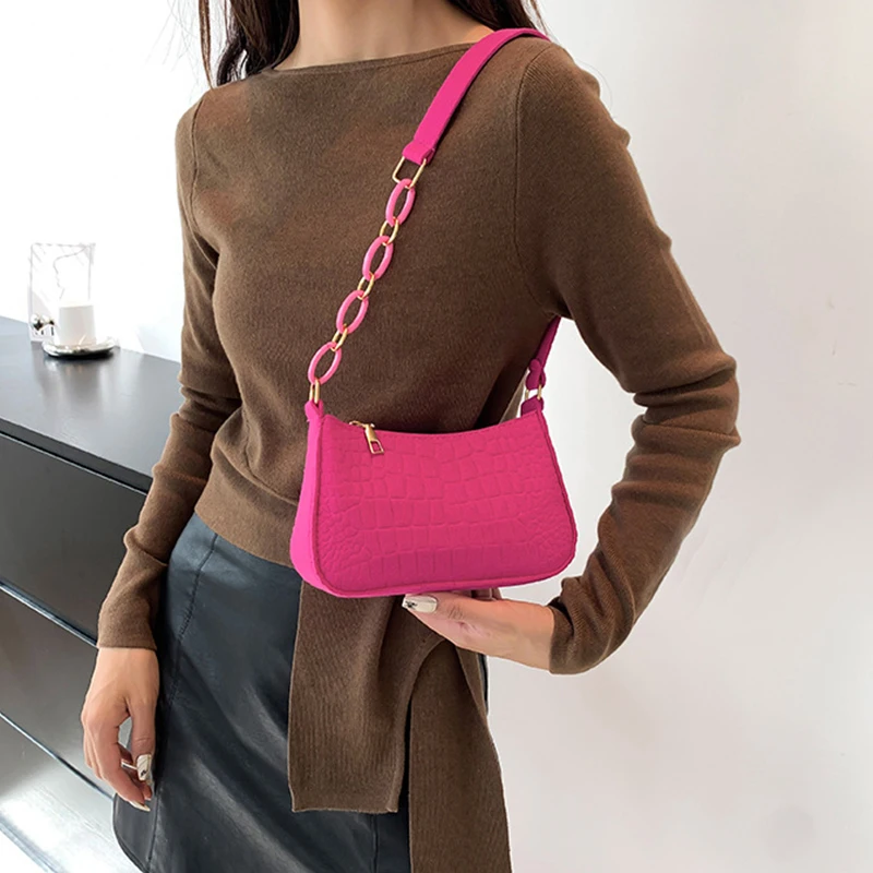 Autumn Spring Vintage Shoulder Bag Casual Crossbody Bag Elegant Underarm Bag Luxury Design Advanced Texture Leather Handbags