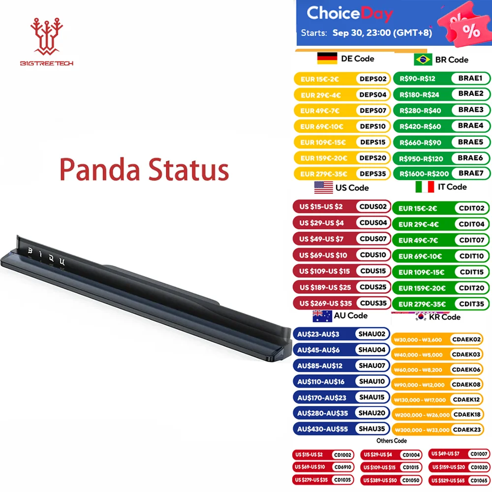 BIGTREETECH Panda Status H2D-Style Indicator APP Remote Control