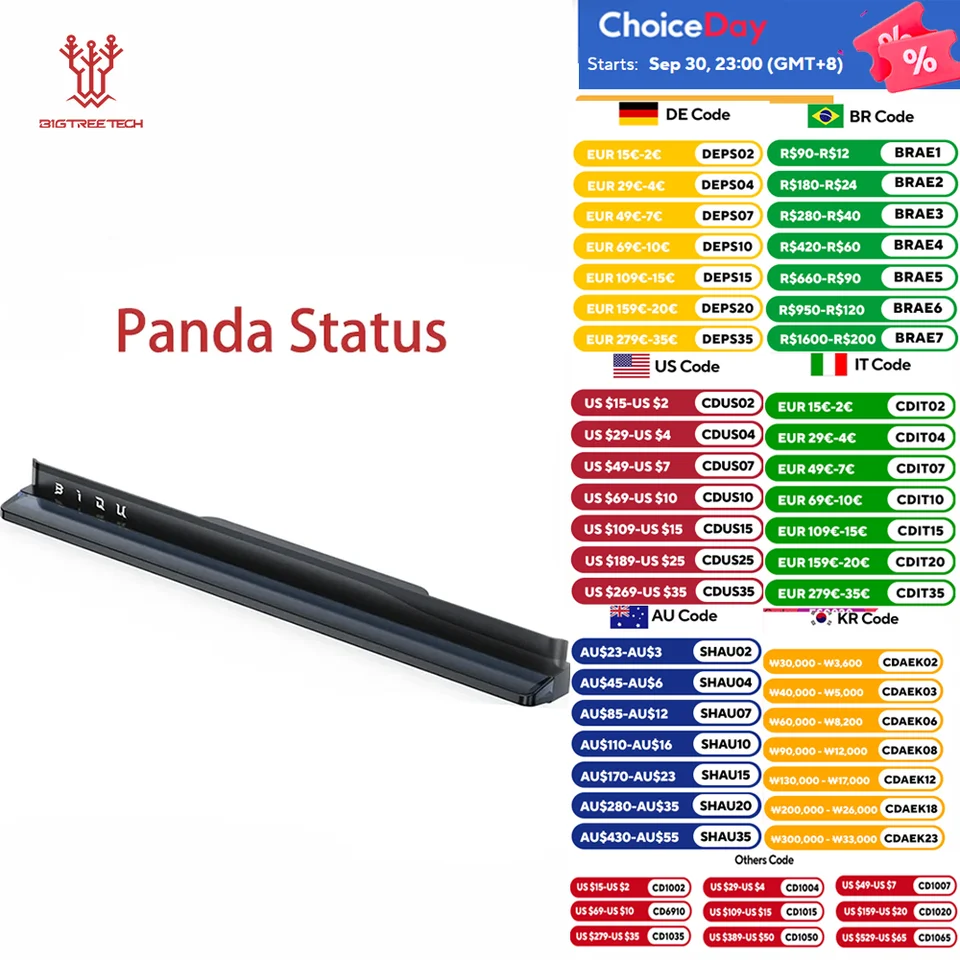 BIGTREETECH Panda Status H2D-Style Indicator APP Remote Control