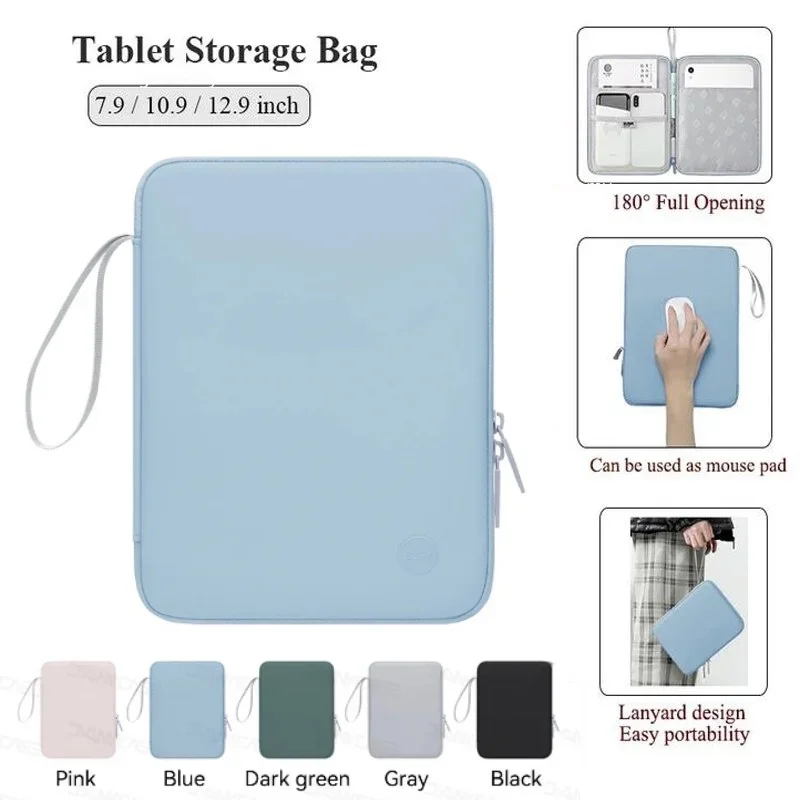 Custodia Manica Borsa Per Lenovo Tab M11 11 M10 Plus 3Rd Gen 10.6 Legion Y700 8.8 M10 M9 P11 P12 Pro Plus Pad Pro 12.7 11.5 10.6