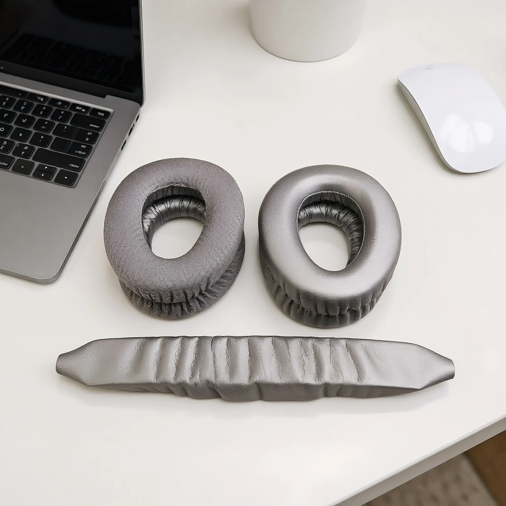 Ear‌pads Headband for Sennheiser PXC550 PXC550-2 Headphone Accessories - PXC 550-II Protein Leather/Fabric Ear Pads & Cushion‌